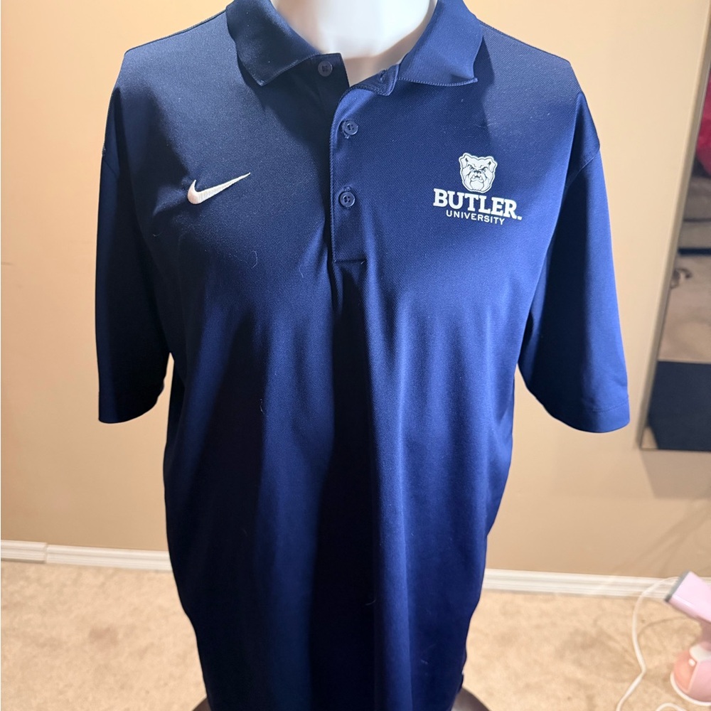 Nike Butler University Navy Polo Shirt